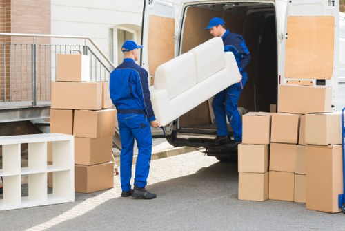 Securing items inside a van for safe transport