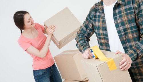 Safe and professional man and van service completing a local move