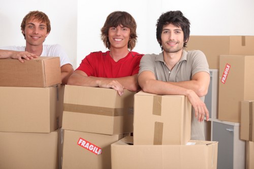 Local team handling furniture removal from a Bermondsey property