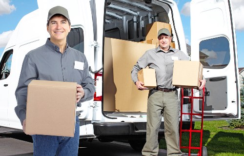 Local Bermondsey commercial movers handling office equipment and desks