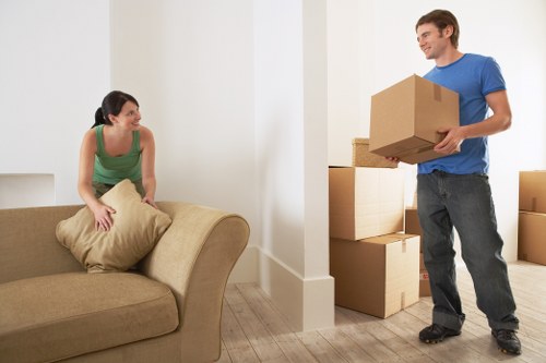 Carefully organised loading for a flat move in Bermondsey