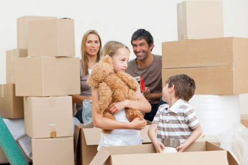 Residential removals for a Bermondsey flat with stair access